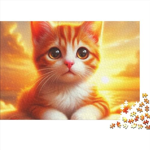 Cute Kitten Puzzles 500 Teile Für Erwachsene Puzzles Für Erwachsene 500 Teile Puzzle Lernspiele 500pcs (52x38cm) von CPXSEMAZA