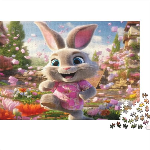 Cute Little Bunny Jigsaw Puzzle, 1000 Teile Jigsaw Puzzle Für Erwachsene 1000pcs (75x50cm) von CPXSEMAZA