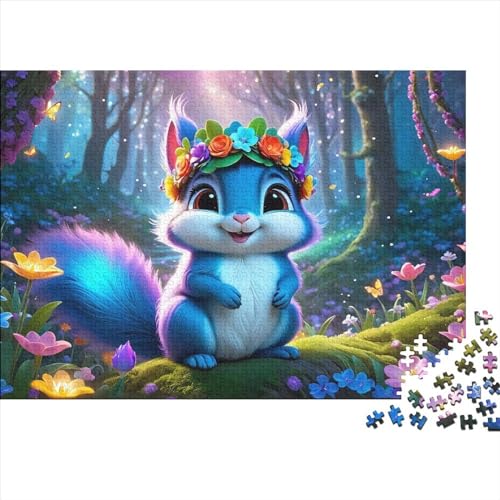 Cute Little Squirrel 1000 Stück Puzzle - 1000 Puzzles Für Erwachsene Spiel Spielzeug Geschenk 1000pcs (75x50cm) von CPXSEMAZA