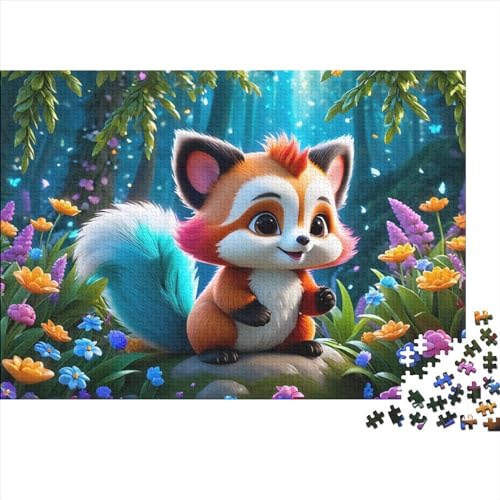 Cute Little Squirrel Puzzle, 300 Teile Puzzle, Erwachsene Puzzle, Einzigartiges Puzzle, Familienpuzzle, Denkspiel 300pcs (40x28cm) von CPXSEMAZA