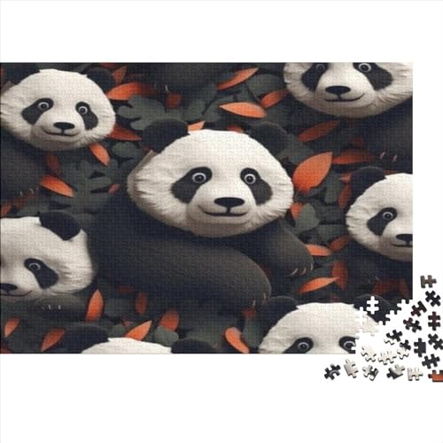 Cute Panda 3D-Puzzles 300 Teile Für Erwachsene Puzzles Für Erwachsene 300 Teile Puzzle Lernspiele Ungelöstes Puzzle 300pcs (40x28cm) von CPXSEMAZA