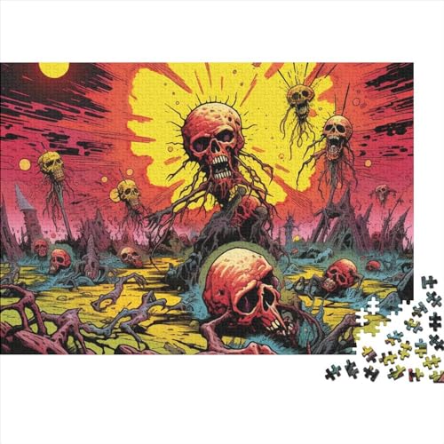 Death Skeleton Puzzles Für Erwachsene 1000 Teile Puzzles Für Erwachsene, Puzzle 1000 Teile Für Erwachsene Anspruchsvolle Puzzlespiele 1000pcs (75x50cm) von CPXSEMAZA