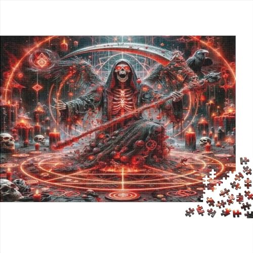 Demon (10) Puzzle, 1000 Teile Puzzle, Erwachsene Puzzle, Einzigartiges Puzzle, Familienpuzzle, Denkspiel 1000pcs (75x50cm) von CPXSEMAZA