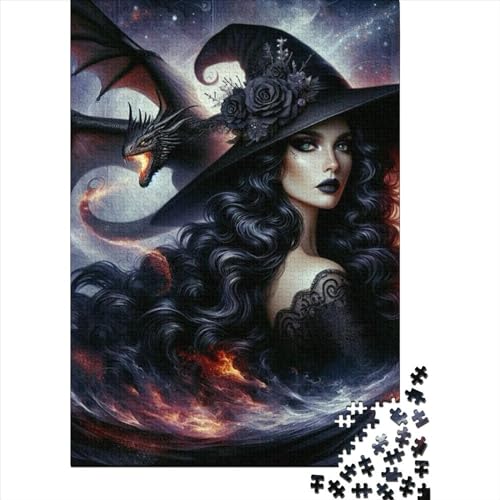 Dragon Princess Jigsaw Puzzle, 500 Teile Jigsaw Puzzle Für Erwachsene 500pcs (52x38cm) von CPXSEMAZA