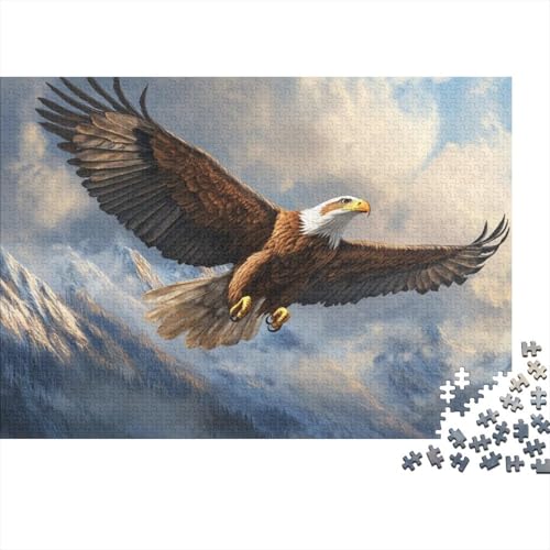 Eagle Puzzle, 500 Teile Puzzle, Erwachsene Puzzle, Einzigartiges Puzzle, Familienpuzzle, Denkspiel 500pcs (52x38cm) von CPXSEMAZA