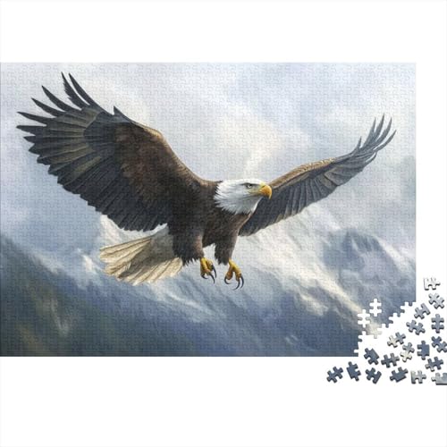 Eagle Puzzle, 500 Teile Puzzle, Erwachsene Puzzle, Einzigartiges Puzzle, Familienpuzzle, Denkspiel 500pcs (52x38cm) von CPXSEMAZA