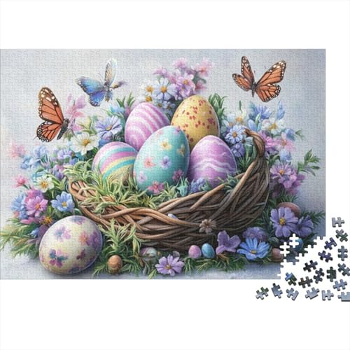 Easter Eggs Puzzle Für Erwachsene, 1000 Teile, Puzzle Für Erwachsene, Lernspiel, Herausforderungsspielzeug Bunny Egg 1000-teiliges Puzzle Für Erwachsene Und Kinder. Lernspiele, Heimdekoration 1000pcs von CPXSEMAZA