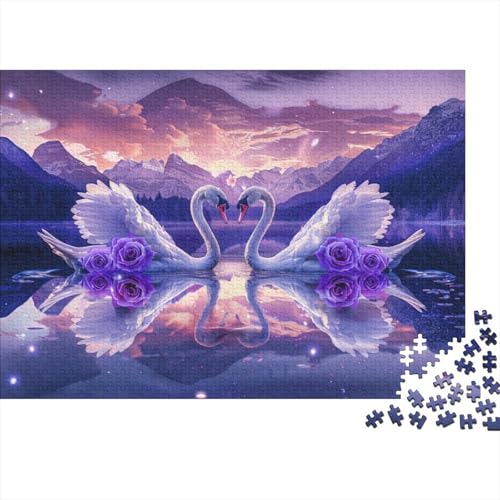 Elegant Swan Puzzles Für Erwachsene 300 Puzzles Für Erwachsene 300 Teile Puzzles Für Erwachsene Puzzles 300 Teile Für Erwachsene 300pcs (40x28cm) von CPXSEMAZA