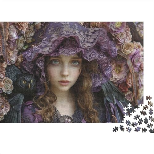 European Girl Holzpuzzle 300 Teile Erwachsenenpuzzle 300 Teile 300pcs (40x28cm) von CPXSEMAZA