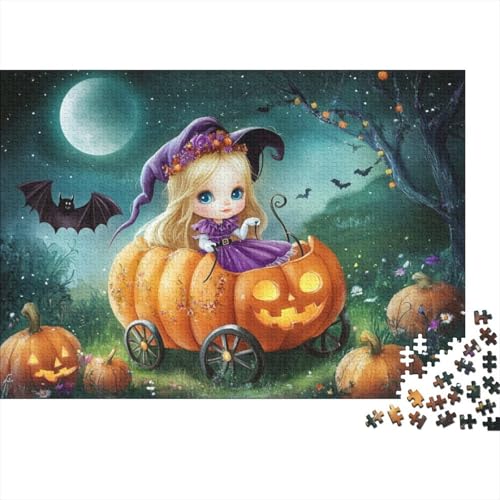 Fairy Pumpkin Puzzles 300 Teile Für Erwachsene Puzzles Für Erwachsene 300 Teile Puzzle Lernspiele Heimdekoration Puzzle 300pcs (40x28cm) von CPXSEMAZA