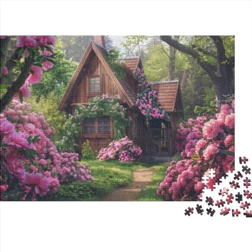 Fairy Tale House 1000-teiliges Puzzle Für Erwachsene Und Kinder Ab 12 Jahren – Tolles Geburtstagsgeschenk Für Erwachsene 1000pcs (75x50cm) von CPXSEMAZA