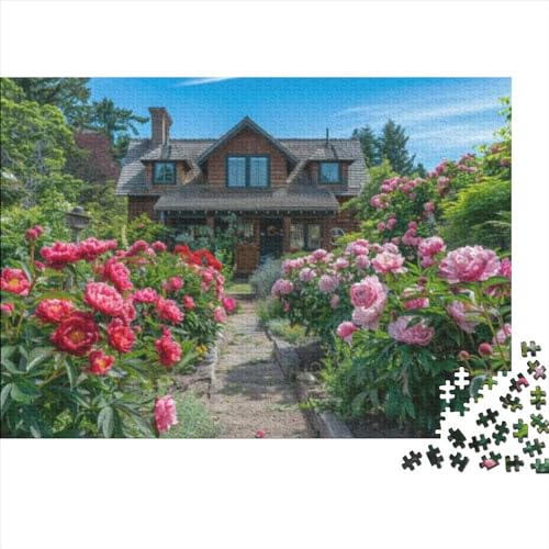 Fairy Tale House Puzzles for Adults 1000 Teile Erwachsenen-Puzzle Geschicklichkeitsspiel Für Die Ganze Familie Puzzle Farbenfrohes Erwachsenenpuzzle Ab 12 Jahren 1000pcs (75x50cm) von CPXSEMAZA