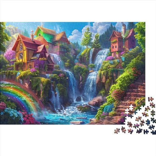 Fairy Tale World 500-teilige Puzzles Für Erwachsene Puzzle 500 Teile Impossible Puzzle 500 Puzzles Für Erwachsene Für Erwachsene Und Kinder Ab 12 Jahren 500pcs (52x38cm) von CPXSEMAZA