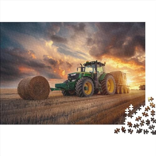 Farm Tractor 1000-teiliges Puzzle Für Erwachsene Und Kinder Ab 12 Jahren – Tolles Geburtstagsgeschenk Für Erwachsene 1000pcs (75x50cm) von CPXSEMAZA