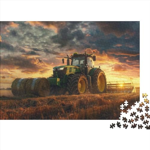 Farm Tractor Puzzle, 500 Teile Puzzle, Erwachsene Puzzle, Einzigartiges Puzzle, Familienpuzzle, Denkspiel 500pcs (52x38cm) von CPXSEMAZA