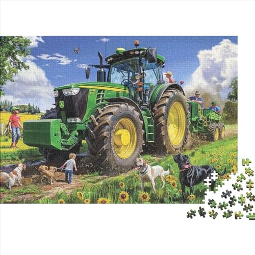 Farm Tractor Puzzles Für Erwachsene 500 Teile Puzzles Für Erwachsene Puzzles 500 Teile Für Erwachsene Anspruchsvolles Spiel 500pcs (52x38cm) von CPXSEMAZA