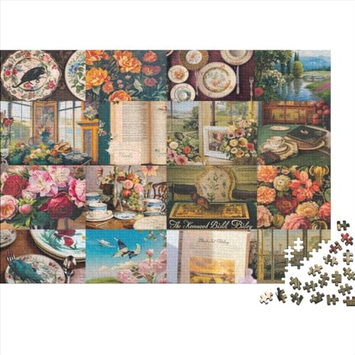 Fashion Magazine Puzzle, 1000 Teile Puzzle, Erwachsene Puzzle, Einzigartiges Puzzle, Familienpuzzle, Denkspiel 1000pcs (75x50cm) von CPXSEMAZA