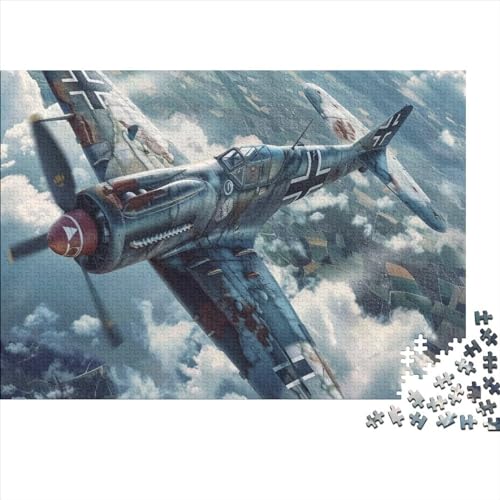 Fighter Jigsaw Puzzle Für Sohn/Kinder Familie Zusammen 300 Schlafzimmer Dekoration Puzzles Erwachsene 300 Stück Holz Puzzle Spiel Kinder Geschenk 300pcs (40x28cm) von CPXSEMAZA