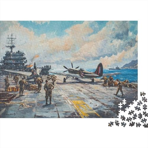 Fighter Puzzle, 1000 Teile Puzzle, Erwachsene Puzzle, Einzigartiges Puzzle, Familienpuzzle, Denkspiel 1000pcs (75x50cm) von CPXSEMAZA