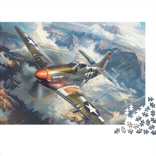 Fighter Puzzle, 300 Teile Puzzle, Erwachsene Puzzle, Einzigartiges Puzzle, Familienpuzzle, Denkspiel 300pcs (40x28cm) von CPXSEMAZA