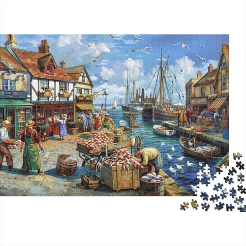 Fisherman's Life Puzzles Für Erwachsene 1000 Teile Puzzles Für Erwachsene Puzzles 1000 Teile Für Erwachsene Anspruchsvolles Spiel 1000pcs (75x50cm) von CPXSEMAZA