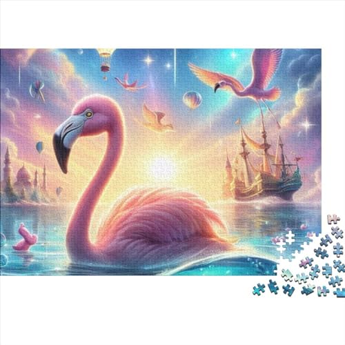 Flamingo 1000 Teile Puzzle 1000 Teile Erwachsenen-Puzzle Geschicklichkeitsspiel Für Die Ganze Familie Puzzle Farbenfrohes Erwachsenen Puzzle Ab 14 Jahren 1000pcs (75x50cm) von CPXSEMAZA