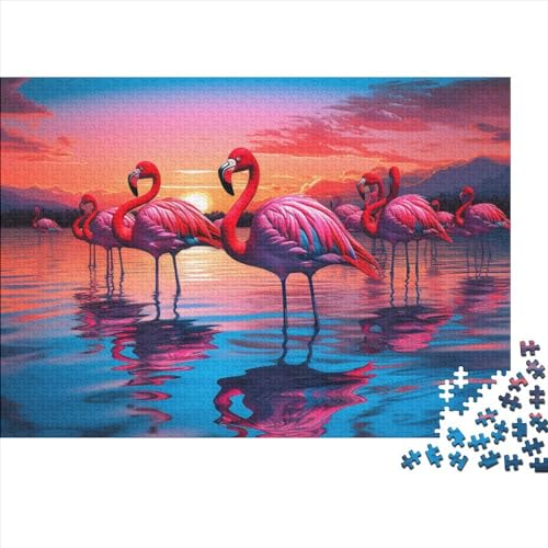 Flamingo Puzzle, 1000 Teile Puzzle, Erwachsene Puzzle, Einzigartiges Puzzle, Familienpuzzle, Denkspiel 1000pcs (75x50cm) von CPXSEMAZA