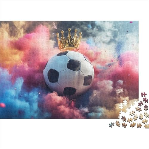 Football Puzzle, 300 Teile Puzzle, Erwachsene Puzzle, Einzigartiges Puzzle, Familienpuzzle, Denkspiel 300pcs (40x28cm) von CPXSEMAZA