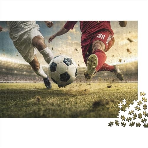 Football Puzzles Für Erwachsene Für Erwachsene, 500-teiliges Puzzle, 500-teiliges Puzzle, Einzigartige Heimdekoration Und Geschenke, 500-teiliges Puzzle, Spielzeug Und Spiele 500pcs (52x38cm) von CPXSEMAZA