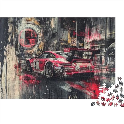 GT Sports Car Puzzle, 300 Teile Puzzle, Erwachsene Puzzle, Einzigartiges Puzzle, Familienpuzzle, Denkspiel 300pcs (40x28cm) von CPXSEMAZA