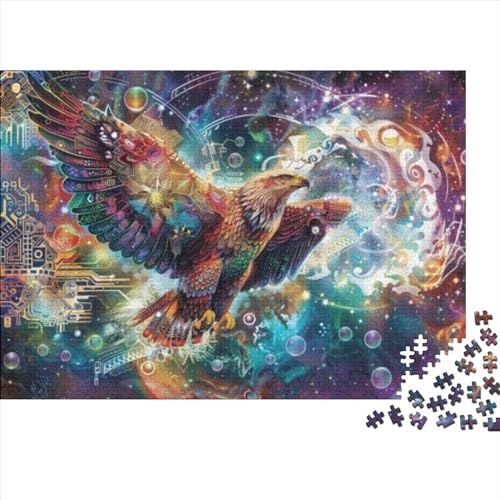 Galaxy Eagle Puzzle, 1000 Teile Puzzle, Erwachsene Puzzle, Einzigartiges Puzzle, Familienpuzzle, Denkspiel 1000pcs (75x50cm) von CPXSEMAZA