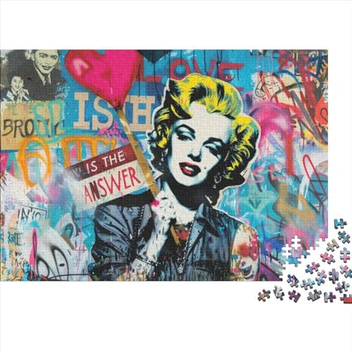 Graffiti Art Jigsaw Puzzle, 500 Teile Jigsaw Puzzle Für Erwachsene 500pcs (52x38cm) von CPXSEMAZA