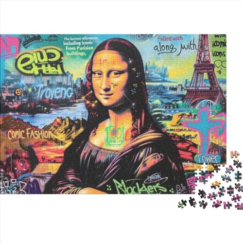 Graffiti Art Puzzle 500 Teilepuzzle 500 Teile Erwachsene Geschicklichkeitsspiel Für Die Ganze FamilieErwachsenenpuzzle Ab 12 Jahren 500pcs (52x38cm) von CPXSEMAZA