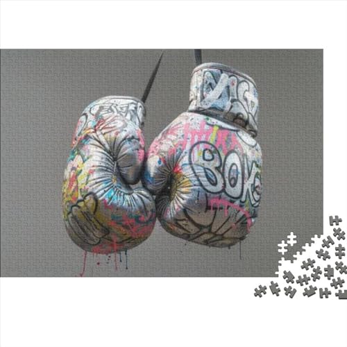 Graffiti Gloves Puzzles Für Erwachsene 1000-teiliges Puzzle Für Erwachsene Anspruchsvolles Spiel 1000pcs (75x50cm) von CPXSEMAZA