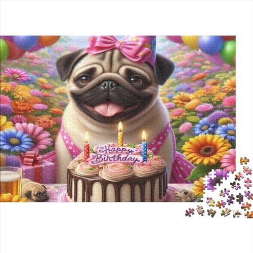 Happy Birthday 1000 Teile Puzzle 1000 Teile Erwachsenen-Puzzle Impossible Puzzle Puzzle Geschenk Erwachsenenpuzzle Ab 14 Jahren 1000pcs (75x50cm) von CPXSEMAZA