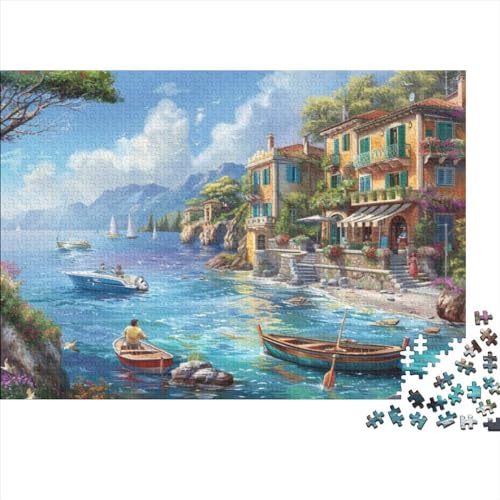 Harbor Boat Puzzles 500 Teile Für Erwachsene Puzzles Für Erwachsene 500 Teile Puzzle Lernspiele 500pcs (52x38cm) von CPXSEMAZA