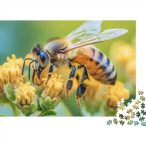 Holzpuzzle Bee 1000 Stück Puzzles Für Erwachsene | Puzzle Ehefrau Geburtstagsgeschenk | Einzigartige Puzzles 1000pcs (75x50cm) von CPXSEMAZA