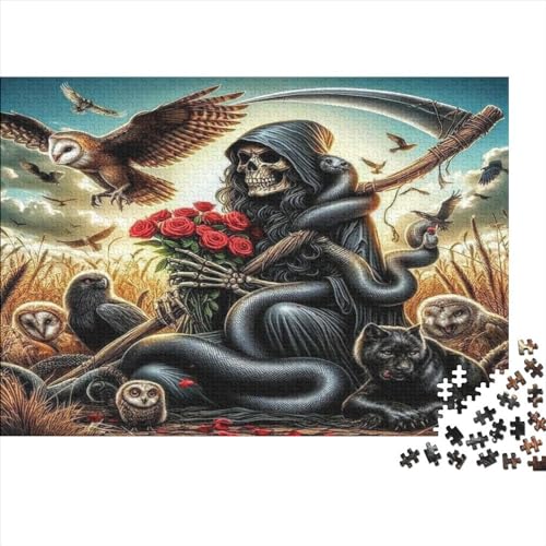 Holzpuzzle Demon (3) 500 Stück Puzzles Für Erwachsene | Puzzle Ehefrau Geburtstagsgeschenk | Einzigartige Puzzles 500pcs (52x38cm) von CPXSEMAZA