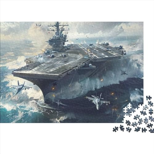 Holzpuzzle Navy Warship 1000 Stück Puzzles Für Erwachsene | Puzzle Ehefrau Geburtstagsgeschenk | Einzigartige Puzzles 1000pcs (75x50cm) von CPXSEMAZA