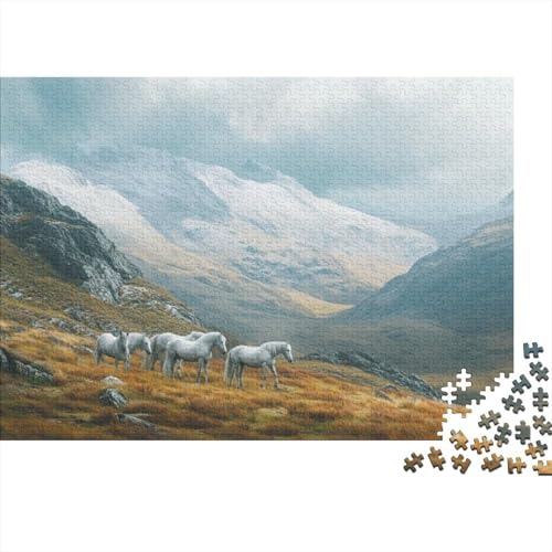 Irish Horse 1000 Stück Puzzle - 1000 Puzzles Für Erwachsene Spiel Spielzeug Geschenk 1000pcs (75x50cm) von CPXSEMAZA