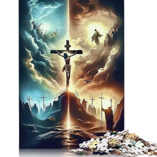 Jesus Puzzlespiele Für Erwachsene 1000 Jigsaws God 1000 Teile Puzzles Für Erwachsene Geschenke 1000pcs (75x50cm) von CPXSEMAZA