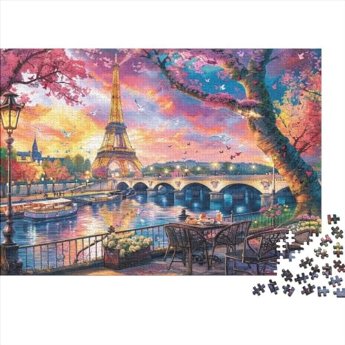 Jigsaw Puzzle Für Erwachsene 500 Teile, Jigsaw Puzzles 500 Teile, Eiffel Tower Puzzle, Familie, Geschenk Für Mama 500pcs (52x38cm) von CPXSEMAZA