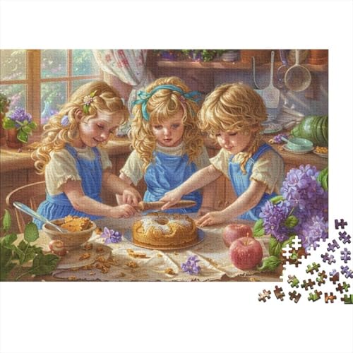 Kid's Cake Puzzle, 1000 Teile Puzzle, Erwachsene Puzzle, Einzigartiges Puzzle, Familienpuzzle, Denkspiel 1000pcs (75x50cm) von CPXSEMAZA