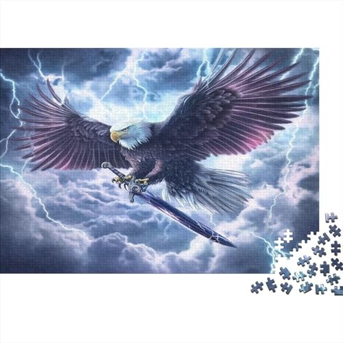 Lightning Eagle 1000-teiliges Puzzle Für Erwachsene Und Kinder Ab 12 Jahren 1000pcs (75x50cm) von CPXSEMAZA