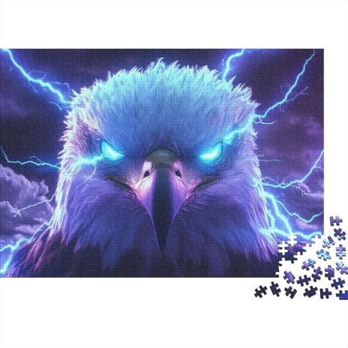 Lightning Eagle Puzzle, 300 Teile Puzzle, Erwachsene Puzzle, Einzigartiges Puzzle, Familienpuzzle, Denkspiel 300pcs (40x28cm) von CPXSEMAZA