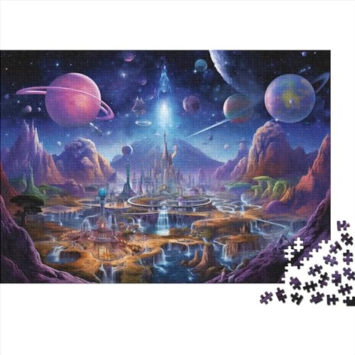 Magic World Holzpuzzle 300 Teile Erwachsenenpuzzle 300 Teile 300pcs (40x28cm) von CPXSEMAZA