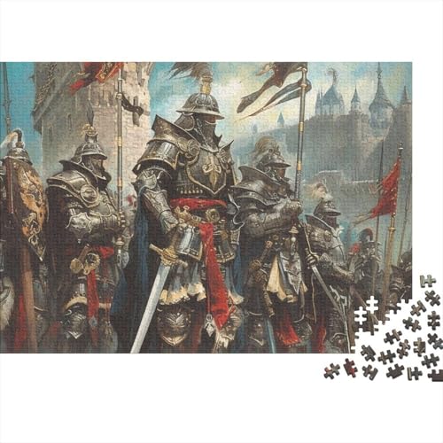 Medieval Warrior Puzzle, 300 Teile Puzzle, Erwachsene Puzzle, Einzigartiges Puzzle, Familienpuzzle, Denkspiel 300pcs (40x28cm) von CPXSEMAZA