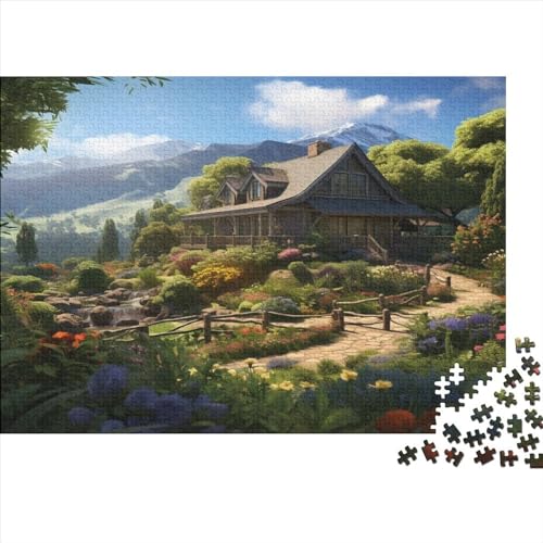 Mountain Village Cottage Puzzles Für Erwachsene 1000 Teile Puzzles Für Erwachsene, Puzzle 1000 Teile Für Erwachsene Anspruchsvolle Puzzlespiele 1000pcs (75x50cm) von CPXSEMAZA