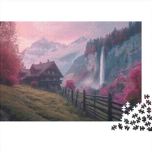 Natural Landscape 500-teiliges Puzzle Für Erwachsene, Familie Oder Kinder, Puzzle-Spielzeug, Lernspiele, Stressabbau-Puzzles, Einzigartige Heimdekoration Und Geschenke 500pcs (52x38cm) von CPXSEMAZA