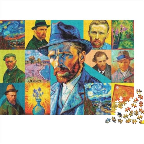 Oil Painting Artist Puzzle, 300 Teile Puzzle, Erwachsene Puzzle, Einzigartiges Puzzle, Familienpuzzle, Denkspiel 300pcs (40x28cm) von CPXSEMAZA